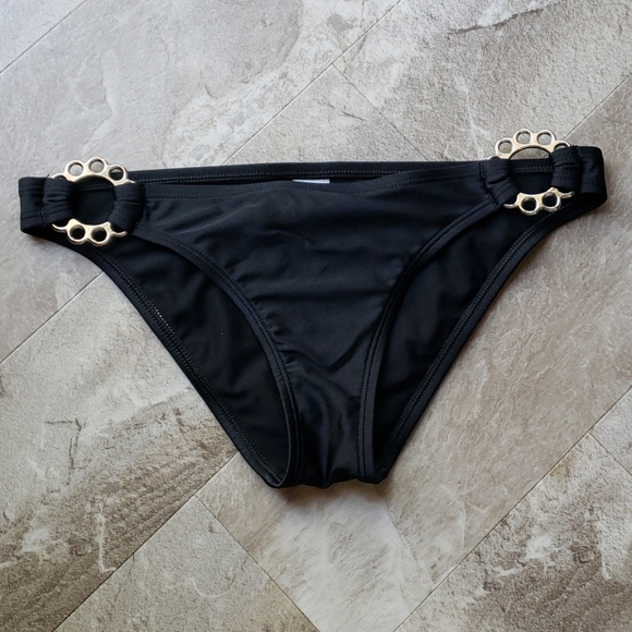 split Other - FREE w/Bundle! Black bikini bottoms